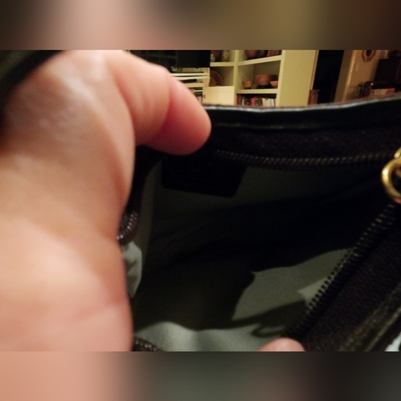 NWOT Cole Haan Stephanie Leather and Suede Mini Bag - Picture 3 of 4